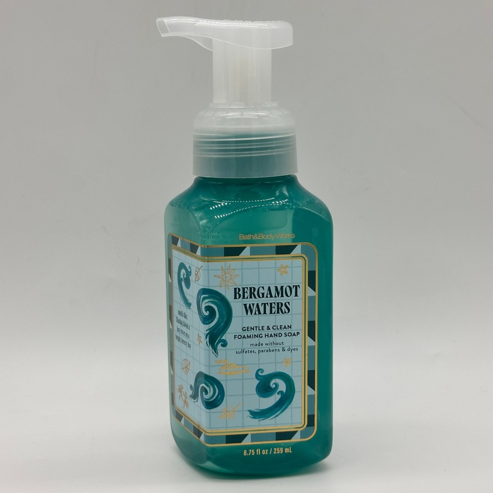 Bath & Body Works Bergamot Waters Foaming Hand Soap 8.75oz Discontinued Rare HTF